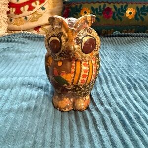Colorful Owl Figurine